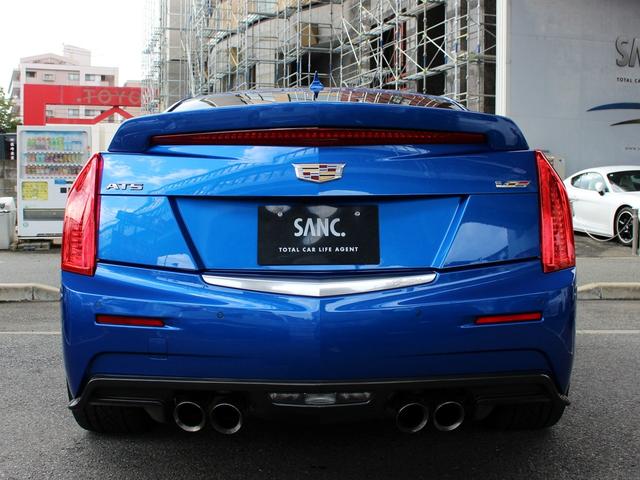 キャデラックATS-V ベクターブルースペシャル 限定車 禁煙車 純正ナビゲーション TV リアビューカメラ 電動レザーアルカンタラシート&ヒーター HUD BOSEサラウンドシステム ダークフィニッシュ鍛造アルミホイール ダークゴールドキャリパー(30枚目)