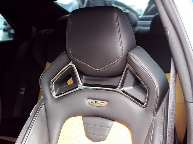 キャデラックATS-V ベクターブルースペシャル 限定車 禁煙車 純正ナビゲーション TV リアビューカメラ 電動レザーアルカンタラシート&ヒーター HUD BOSEサラウンドシステム ダークフィニッシュ鍛造アルミホイール ダークゴールドキャリパー(56枚目)
