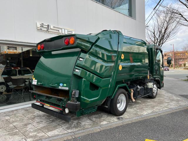 エルフトラック パッカー車　モリタ製プレス式（8枚目）