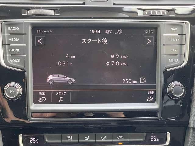 ゴルフ ＴＳＩハイラインブルーモーションテクノロジー　純正ディスカバープロナビ　バックカメラ　フルセグＴＶ　アダプティブオートクルーズコントロール　ＥＴＣ　純正アルミホイール　キセノンヘッドライト　車線キープアシスト　禁煙車（21枚目）