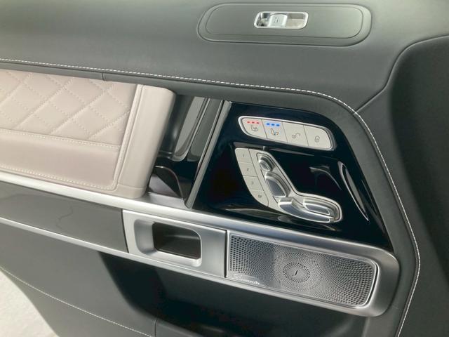 Gクラス G450d ローンチエディション 1オーナー 白レザー 純正20AW ドライビングアシスタンス Burmester 3Dサラウンド 温冷カップホルダー ベンチレーション付きマッサージシート 360°カメラ 全席ヒーター(47枚目)