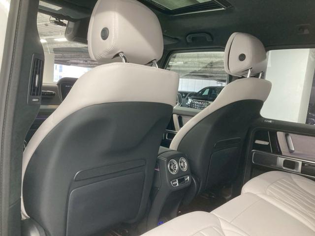 Gクラス G450d ローンチエディション 1オーナー 白レザー 純正20AW ドライビングアシスタンス Burmester 3Dサラウンド 温冷カップホルダー ベンチレーション付きマッサージシート 360°カメラ 全席ヒーター(57枚目)