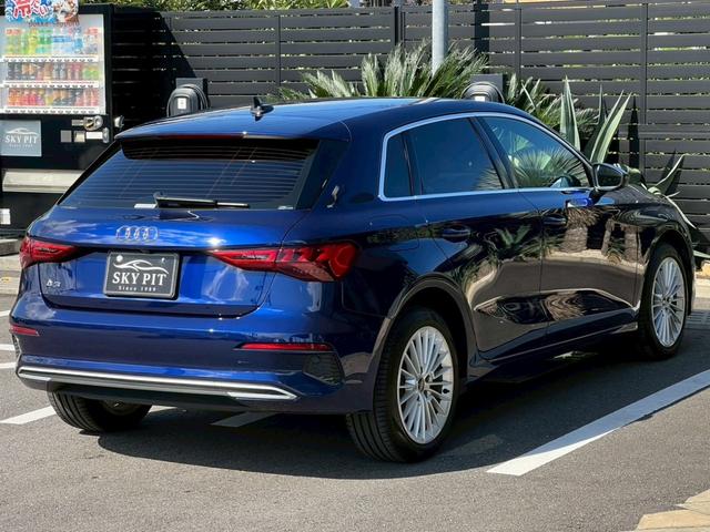 A3 スポーツバック30TFSIアドバンスド 自社ユーザー様下取1オーナー車:ナビゲーションPKG:純正ナビ:フルセグTV:アダプティブクルーズ:Bカメラ:前後ソナー:ETC:Bluetooth:カープレイ:バーチャルコクピット:シートヒーター(3枚目)