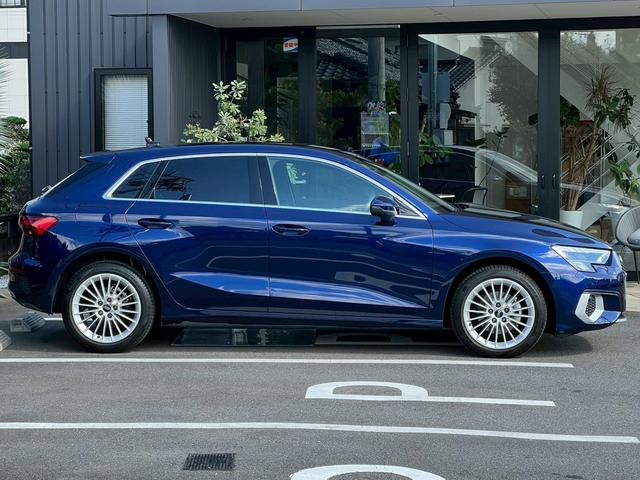 A3 スポーツバック30TFSIアドバンスド 自社ユーザー様下取1オーナー車:ナビゲーションPKG:純正ナビ:フルセグTV:アダプティブクルーズ:Bカメラ:前後ソナー:ETC:Bluetooth:カープレイ:バーチャルコクピット:シートヒーター(5枚目)