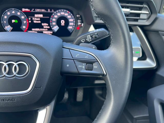 A3 スポーツバック30TFSIアドバンスド 自社ユーザー様下取1オーナー車:ナビゲーションPKG:純正ナビ:フルセグTV:アダプティブクルーズ:Bカメラ:前後ソナー:ETC:Bluetooth:カープレイ:バーチャルコクピット:シートヒーター(21枚目)