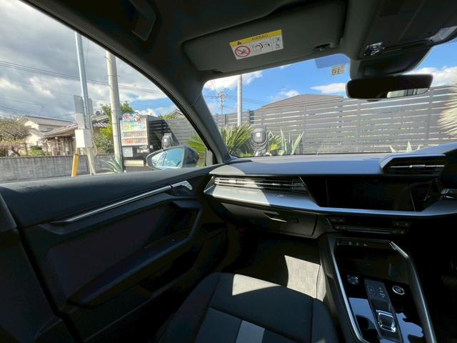 A3 スポーツバック30TFSIアドバンスド 自社ユーザー様下取1オーナー車:ナビゲーションPKG:純正ナビ:フルセグTV:アダプティブクルーズ:Bカメラ:前後ソナー:ETC:Bluetooth:カープレイ:バーチャルコクピット:シートヒーター(36枚目)