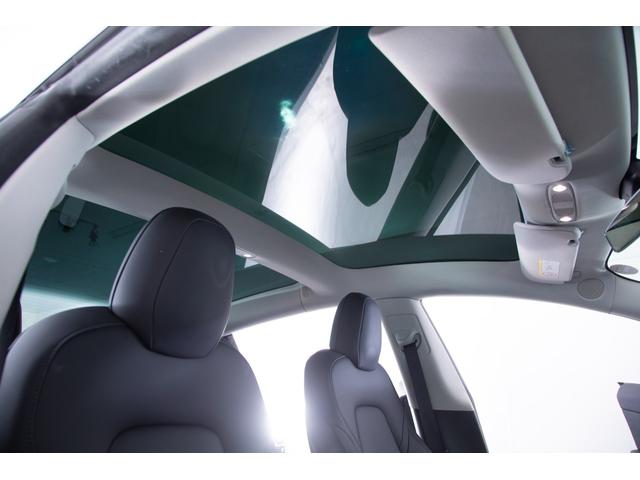 モデル3 ロングレンジ USBドライブ フルセルフD 純正ルーフシェード/トランクマット 19インチAW(54枚目)