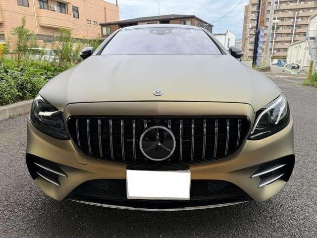 Ｅクラス Ｅ４５０　４マチック　クーペ　スポーツ　４ＷＤ　本革　サンルーフ　２１インチＢＣフォージド　フルラッピング　エアサスロワリングキット取付（2枚目）