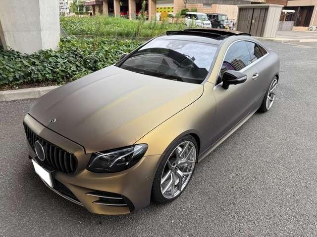 Ｅクラス Ｅ４５０　４マチック　クーペ　スポーツ　４ＷＤ　本革　サンルーフ　２１インチＢＣフォージド　フルラッピング　エアサスロワリングキット取付（48枚目）