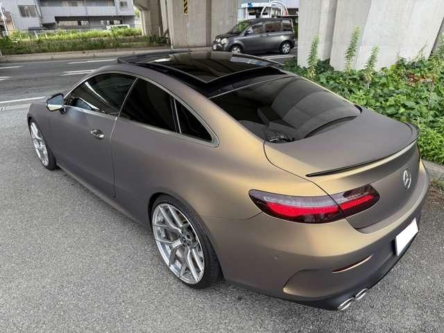 Ｅクラス Ｅ４５０　４マチック　クーペ　スポーツ　４ＷＤ　本革　サンルーフ　２１インチＢＣフォージド　フルラッピング　エアサスロワリングキット取付（50枚目）