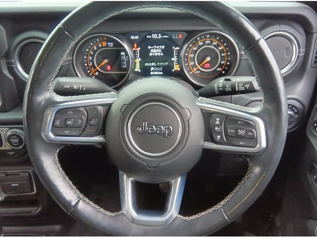 ジープ・ラングラーアンリミテッド サハラ ワンオーナー ブラックレザーシート AppleCarplay/AndroidAuto対応純正ナビTV フロント/サイド/バックカメラ 追従式クルコン 純正18インチアルミ シート&ステアリングヒーター(46枚目)
