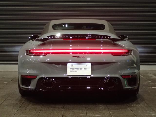 911 911ターボ カブリオレ スポーツエキゾースト・レザーインテリア・PASMスポーツサス-10mm・OP20/21AW・PDLS+マトリクスLED・OPテールライト・クロノダイアル&メーターパネルガーズレッド・GTスポーツステア(6枚目)