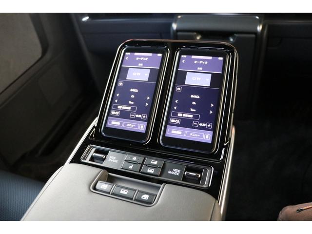 LM LM500h エグゼクティブ モデリスタエアロ/漆パネル/48インチ後席スクリーン/19インチ鍛造AW/ ガラスルーフ/マークレビンソン/黒革シート/全周囲カメラ/デジタルインナーミラー/ユニバーサルステップ/エントランスマット(57枚目)