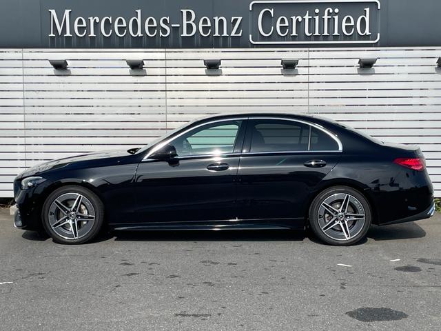 Cクラス C220dアバンギャルド AMGラインパッケージ AMGラインパッケージ ベーシックパッケージ 認定2年保証付 禁煙車 メモリー付パワーシート オブシディアンブラック(メタリック) ドラレコ MBUX 電動リアゲート ヘッドアップディスプレイ(4枚目)