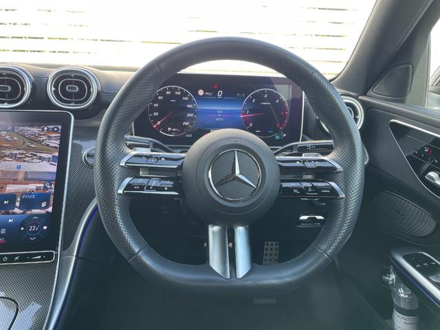Cクラス C220dアバンギャルド AMGラインパッケージ AMGラインパッケージ ベーシックパッケージ 認定2年保証付 禁煙車 メモリー付パワーシート オブシディアンブラック(メタリック) ドラレコ MBUX 電動リアゲート ヘッドアップディスプレイ(35枚目)