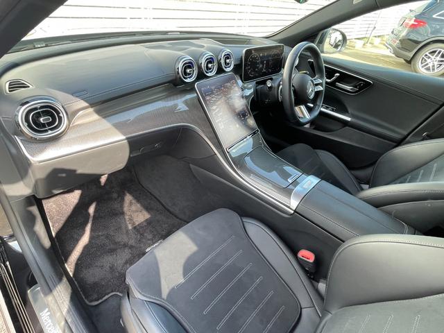 Cクラス C220dアバンギャルド AMGラインパッケージ AMGラインパッケージ ベーシックパッケージ 認定2年保証付 禁煙車 メモリー付パワーシート オブシディアンブラック(メタリック) ドラレコ MBUX 電動リアゲート ヘッドアップディスプレイ(57枚目)
