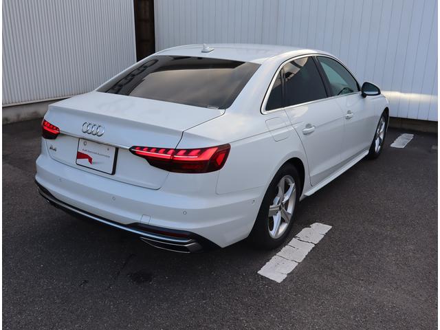 A4 35TFSIアドバンスド 認定中古車 ワンオーナー 禁煙車 ETC アシスタンスパッケージ マトリクスLEDヘッドライトパッケージ マルチカラーアンビエントライティング(4枚目)