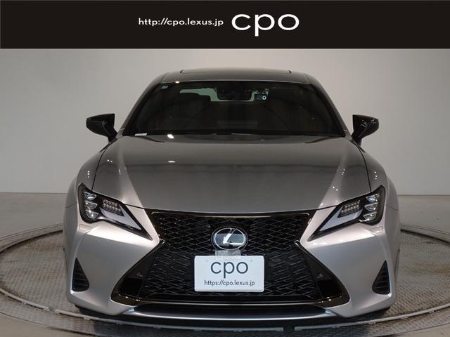 ＲＣ ＲＣ３００ｈ　ファイナルエディション　レクサス認定中古車ＣＰＯ　元試乗車　ＲＣ３００ｈ　ファイナルエディション　三眼フルＬＥＤヘッドランプ　マークレビンソン　寒冷地仕様　ムーンルーフ　フロアマット　ドライブレコーダー前後（3枚目）