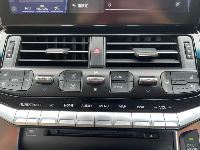 ランドクルーザー ZX ワンオーナー JBLサウンド ベージュ革 リアエンターテイメント クールボックス シートヒーター ベンチレーション ステアヒーター HUD ACC BSM 三眼LEDヘッドライト 全周囲カメラ ETC(14枚目)