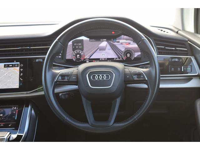 Q7 55TFSIクワトロ 3列シート プライバシーガラス エクステンディッドアルミニウムブラック/ブラックグラスルックコントロールパネル 認定中古車(17枚目)