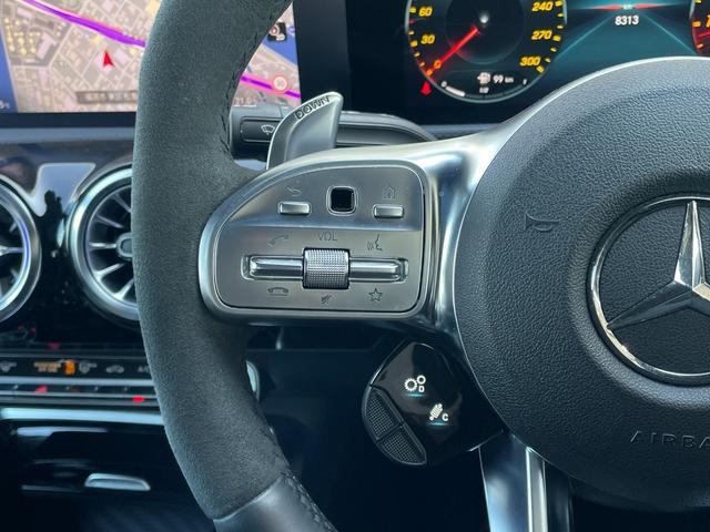 CLAクラス CLA45 S 4マチック+ ポーラーホワイト 19インチAMGツインスポークアルミホイール ベンチレーション パノラミックスライディングルーフ シートヒーター 認定中古車(9枚目)