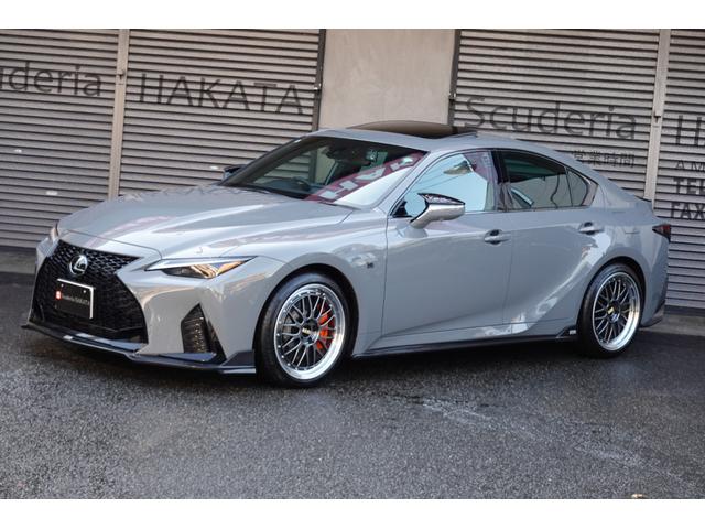 ＩＳ ＩＳ５００　Ｆスポーツパフォーマンス　マークレビンソン　オレンジキャリパー　ＴＯＭ．Ｓエアロパーツ　サンルーフ　ＢＢＳ１９アルミ　禁煙車（3枚目）