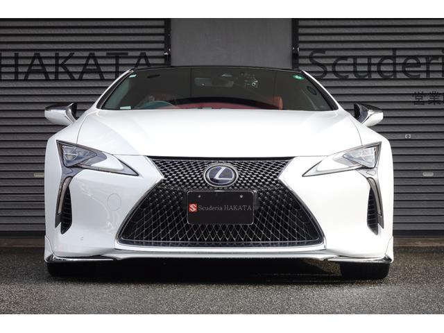 ＬＣ ＬＣ５００ｈ　Ｌパッケージ　モデリスタエアロ　２１インチアルミ　マークレビンソン　ガラスルーフ　フレアレッド＆ブラックインテリア　社外セキュリティー　禁煙車（2枚目）