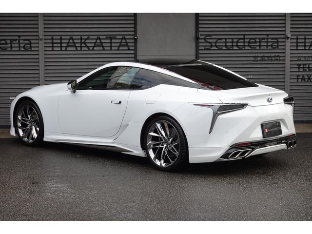 ＬＣ ＬＣ５００ｈ　Ｌパッケージ　モデリスタエアロ　２１インチアルミ　マークレビンソン　ガラスルーフ　フレアレッド＆ブラックインテリア　社外セキュリティー　禁煙車（9枚目）