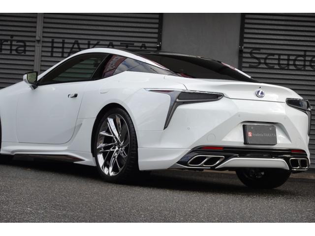 ＬＣ ＬＣ５００ｈ　Ｌパッケージ　モデリスタエアロ　２１インチアルミ　マークレビンソン　ガラスルーフ　フレアレッド＆ブラックインテリア　社外セキュリティー　禁煙車（10枚目）