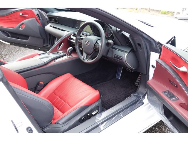ＬＣ ＬＣ５００ｈ　Ｌパッケージ　モデリスタエアロ　２１インチアルミ　マークレビンソン　ガラスルーフ　フレアレッド＆ブラックインテリア　社外セキュリティー　禁煙車（13枚目）