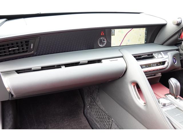 ＬＣ ＬＣ５００ｈ　Ｌパッケージ　モデリスタエアロ　２１インチアルミ　マークレビンソン　ガラスルーフ　フレアレッド＆ブラックインテリア　社外セキュリティー　禁煙車（26枚目）