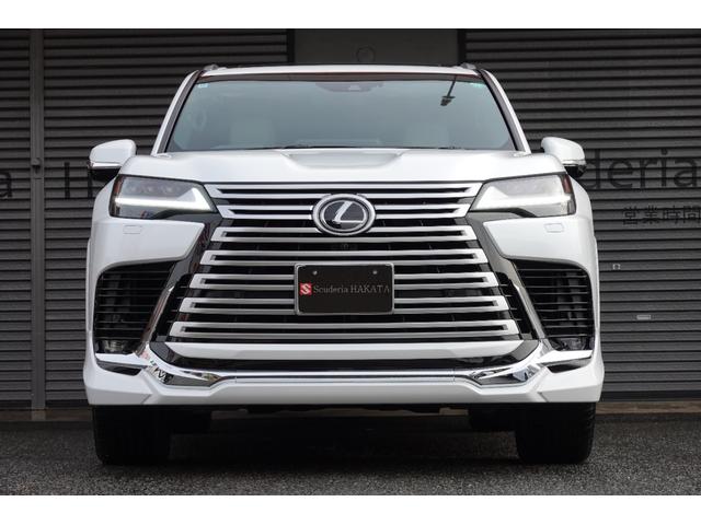 LX LX600 モデリスタアエアロ アドバンストラグジュアリーパッケージ 22インチアルミ マ―クレビンソン リヤエンターテインメント クールBOX 寒冷地仕様 TVキャンセラー ワンオーナー 禁煙車 7人乗り(2枚目)