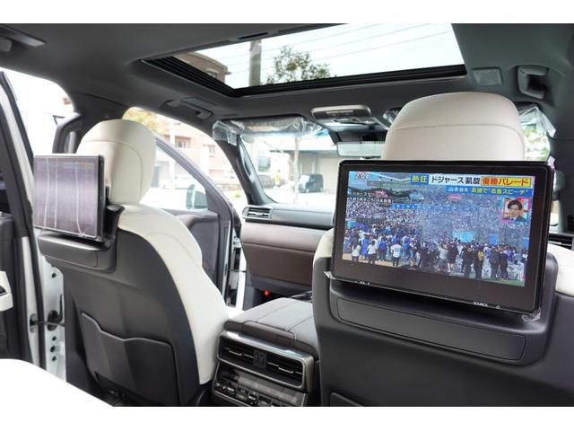 LX LX600 モデリスタアエアロ アドバンストラグジュアリーパッケージ 22インチアルミ マ―クレビンソン リヤエンターテインメント クールBOX 寒冷地仕様 TVキャンセラー ワンオーナー 禁煙車 7人乗り(25枚目)