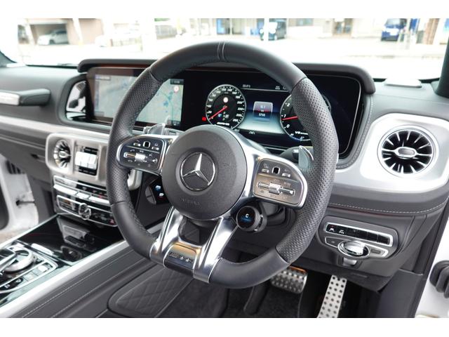 Gクラス G63 マヌファクトゥーアプログラムプラス ナイトパッケージ 21インチアルミ AMGパフォーマンススステア オパリスホワイト ワンオーナ- 禁煙車(15枚目)