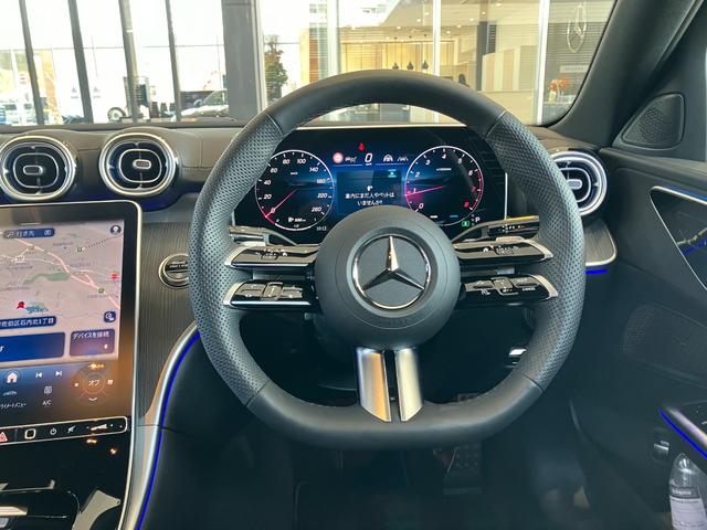 Cクラス C200 スポーツ ドライブレコーダー ETC クリアランスソナー オートクルーズコントロール 全周囲カメラ ナビ アルミホイール オートライト CVT スマートキー アイドリングストップ 電動格納ミラー パワーシート(3枚目)