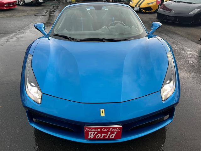 488スパイダー ベースグレード 正規D車左HOPカーボンD-ZONE+LEDOPカーボンレーシングシートOP鍛造20inchAWOPFリフターOPカーボンエクステリアOPカーボンインテリアOP純正HDDナビBカメラOPプレミアムJB(12枚目)