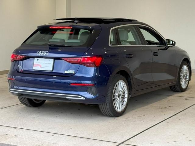 Ａ３ スポーツバック４０ＴＦＳＩクワトロアドバンスド　正規ディーラー認定中古車　認定中古車保証１年付帯　４ＷＤ　ラグジュアリーパッケージ　パーシャルレザー　パノラマサンルーフ　マルチカラーアンビエントライト　スマホワイヤレスチャージング　ベージュレザー（58枚目）