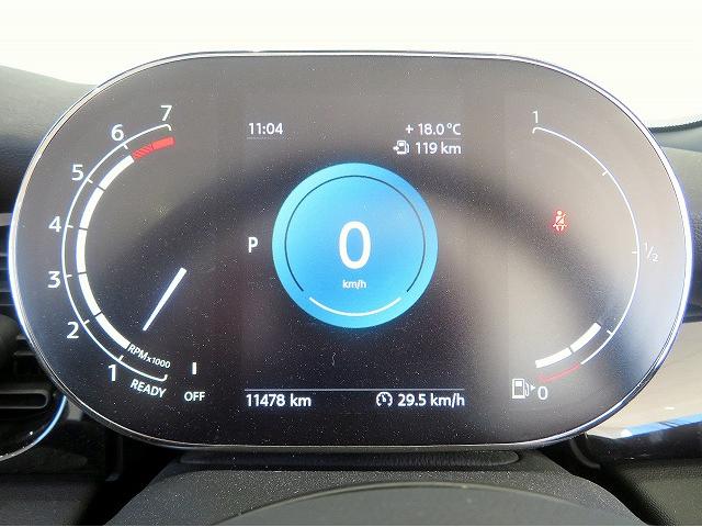 MINI クーパー コンバーチブル クラシック・トリム LEDヘッドライト 純正16アルミホイール コーナーセンサー コンフォートアクセス シートヒーター デジタルメーター バックカメラ ETC アクティブクルコン アップルカープレイ 電動パーキング(12枚目)