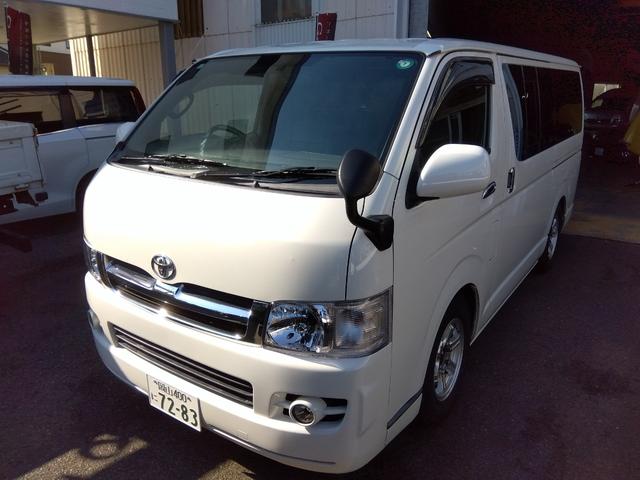 ハイエースバン 　ロングスーパーＧＬ　４ＷＤ　ディーゼルターボ　トヨタ純正ナビＴＶ　バックカメラ　ベットキット　前後ドライブレコーダー　ＥＴＣ（2枚目）