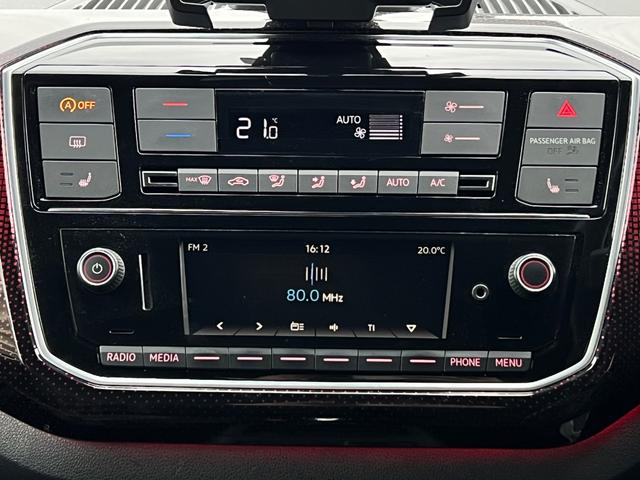 アップ! アップ!GTI Bluetooth対応 ターボ アイドリングストップ キーレスエントリー エアコン パワーステアリング 横滑り防止 盗難防止システム 禁煙車 ETC 前席シートヒーター ABS オートライト USB(23枚目)