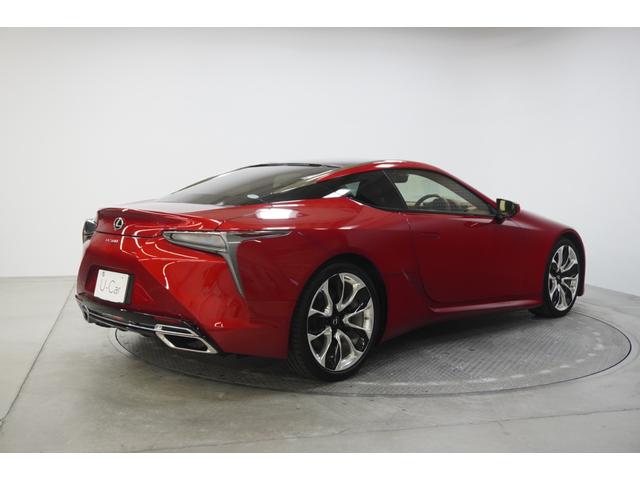 LC LC500 Lパッケージ ステアリングヒーター 寒冷地仕様 ラディアントレッド(4枚目)