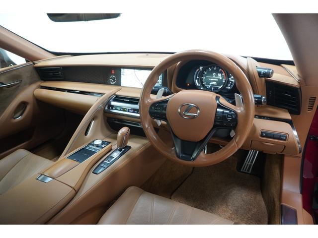LC LC500 Lパッケージ ステアリングヒーター 寒冷地仕様 ラディアントレッド(20枚目)