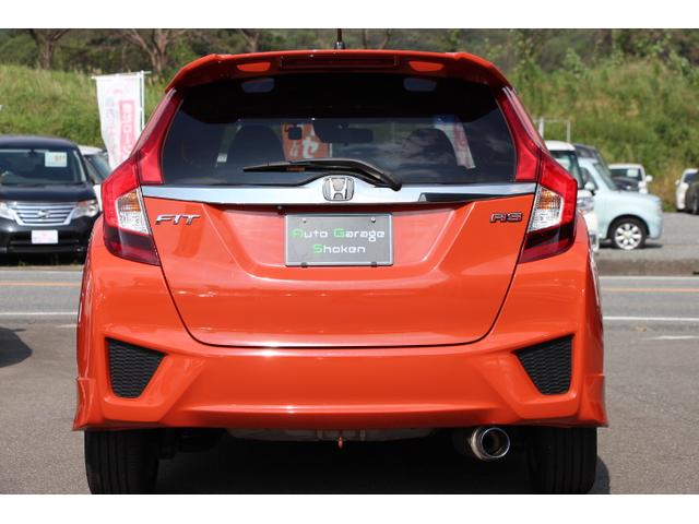 フィット RS 柿本改マフラー あんしんPKG 6速MT 純正ナビ フルセグ Bカメラ ドラレコ ETC プッシュスタート スマートキー LEDヘッドライト(8枚目)