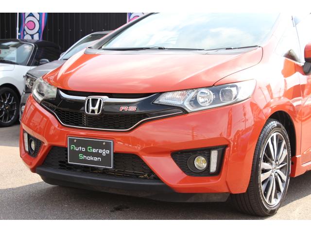 フィット RS 柿本改マフラー あんしんPKG 6速MT 純正ナビ フルセグ Bカメラ ドラレコ ETC プッシュスタート スマートキー LEDヘッドライト(24枚目)