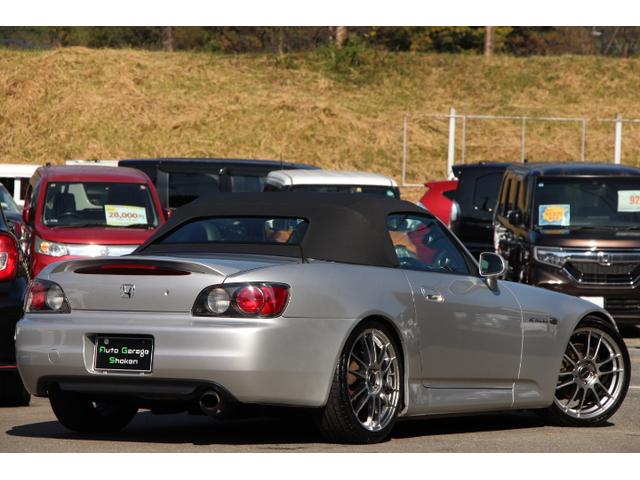S2000 ベースグレード 中期モデル J’Sレーシングマフラー ブリッツ車高調 ENKEI18インチAW 赤レザーシート キーレス(2枚目)
