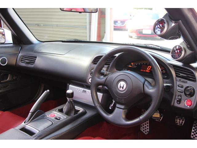 S2000 ベースグレード 中期モデル J’Sレーシングマフラー ブリッツ車高調 ENKEI18インチAW 赤レザーシート キーレス(3枚目)