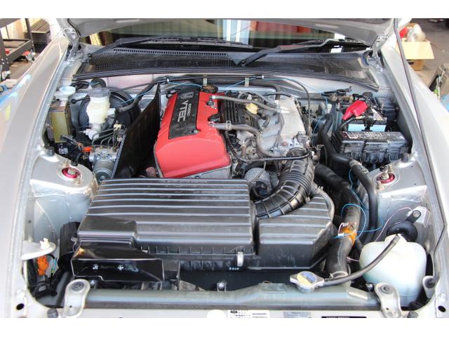 S2000 ベースグレード 中期モデル J’Sレーシングマフラー ブリッツ車高調 ENKEI18インチAW 赤レザーシート キーレス(4枚目)