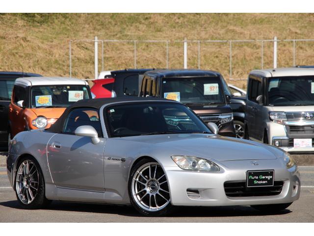 S2000 ベースグレード 中期モデル J’Sレーシングマフラー ブリッツ車高調 ENKEI18インチAW 赤レザーシート キーレス(5枚目)