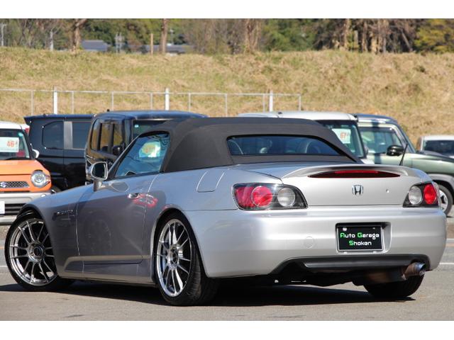 S2000 ベースグレード 中期モデル J’Sレーシングマフラー ブリッツ車高調 ENKEI18インチAW 赤レザーシート キーレス(6枚目)