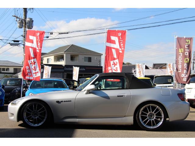 S2000 ベースグレード 中期モデル J’Sレーシングマフラー ブリッツ車高調 ENKEI18インチAW 赤レザーシート キーレス(9枚目)